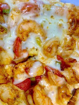 Shrimp pizza