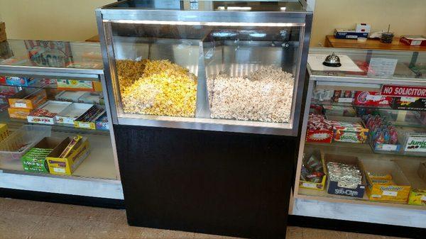 Fresh popcorn by the bag every day!