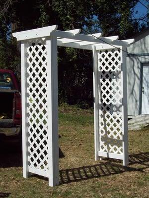 Arch for Rent - Decorated with Mixed Greenery, Flowers, and/or Tulle - Just anyway you would like it!