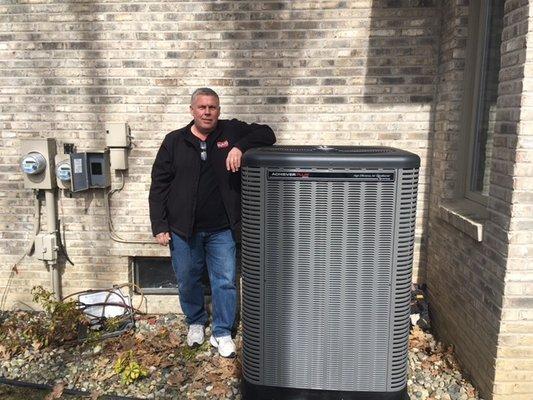 Ruud 16 Seer High Efficiency A/C with Mark, owner of Oakley Heating & Cooling