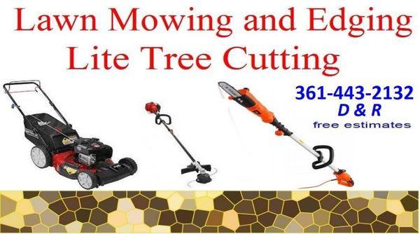 Lawn Mowing and Edging Lite Tree Cutting