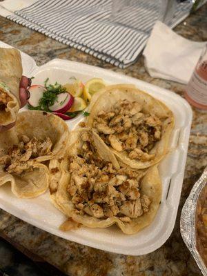 chicken tacos