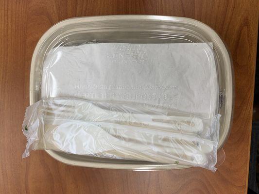 Compostable Takeout Containers and Utensils