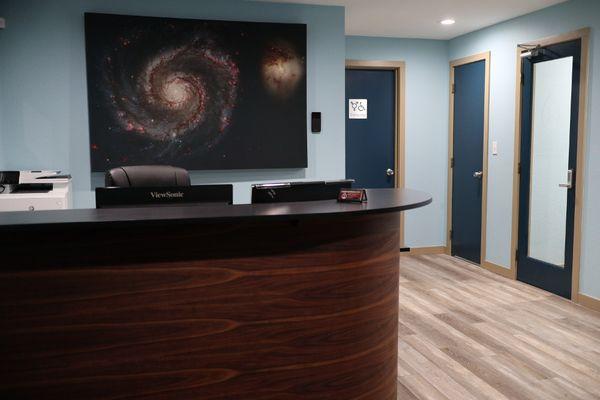 Reception desk