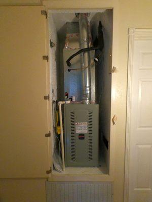 New matching Trane Furnace and Coil to go with it.