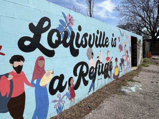 Louisville Is A Refuge Mural