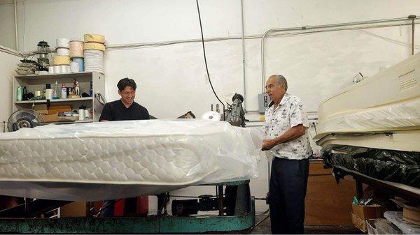 This establishment is a family business. I feel amazed how my custom mattress was made.