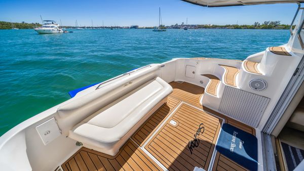 The deck on one of our yachts in our vast fleet of vessels.