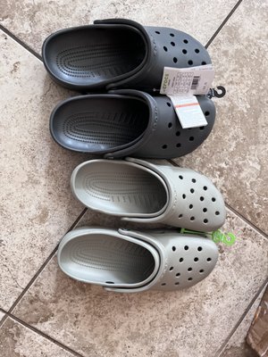 Crocs sent to our house after they were stolen at the Limerick Pa outlets.