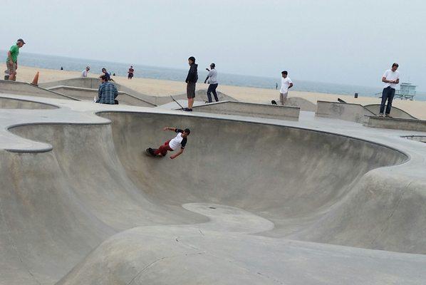 Skate Park on Legends Beach Bike Tour