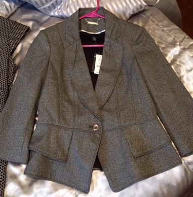 Awesome find grey jacket I got marked down from $150 to $80