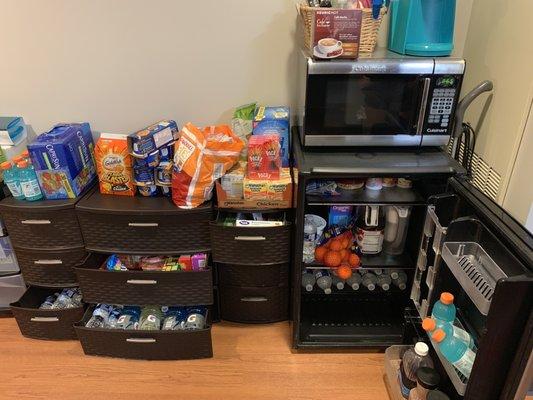 We got the kiddos all stocked with snacks @ODU