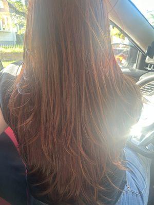 got copper done so pleased with the outcome