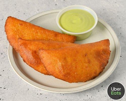 Plant based ground beef (TVP) empanadas