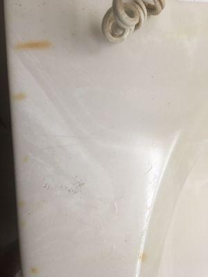 Nothing like burn marks on the sink from meth heads.