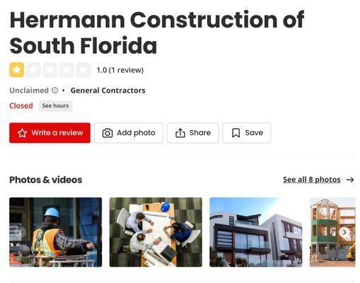 Herrmann Construction of South Florida