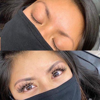 Bare Brows to Ombre Brows