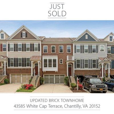 Sold for Highest Price in the Community.
 Call Bron the Listing Expert at 202.860.7680