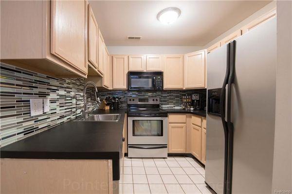 This updated kitchen is in a downtown Royal Oak condo I leased out. Despite it being November, I got it leased for $2,400 in 3 weeks.