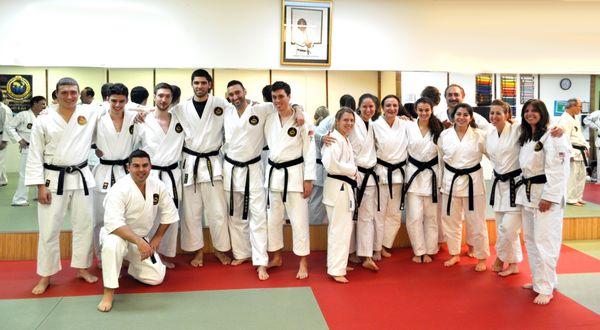 Camaraderie is built through hard work.   The dojo is a place where lifelong friendships begin.