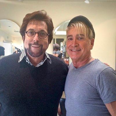 Phil with longtime client and friend, the Academy Award-nominated singer Stephen Bishop.