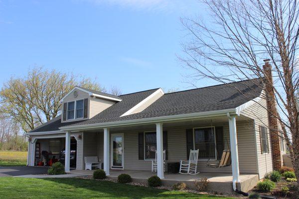 New GAF Lifetime Shingles installed.  Another Satisfied Customer.