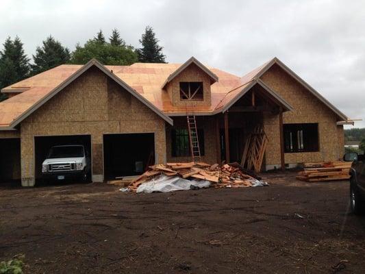 New home in progress for a local family