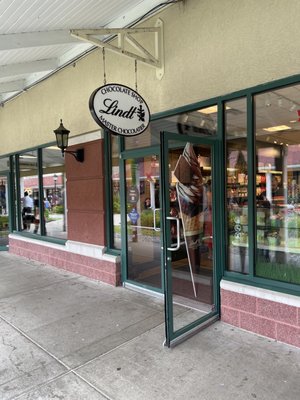 The front of the store.