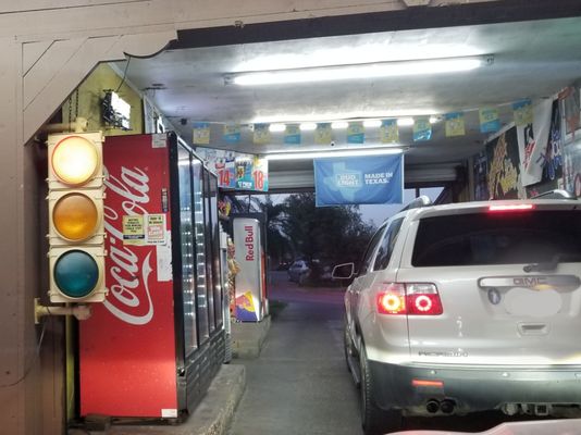 Drive through convenience