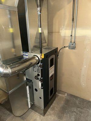 New installation of a high-efficiency 2-speed furnace helped my clients  reduce gas costs in their homes