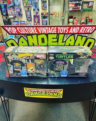 Awesome custom table and super cool funko pops!