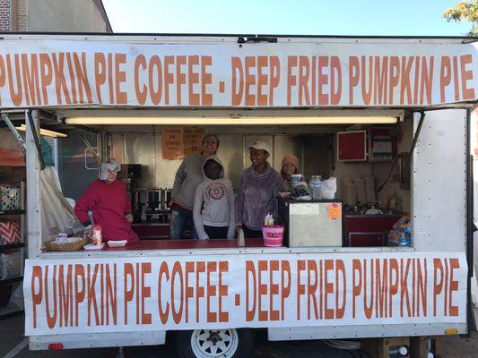 Pumpkin Pie Coffee-Deep Fried Pumpkin Pie