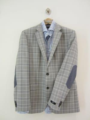 Hugo Boss Selection Lightweight Plaid Sports Jacket