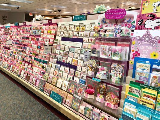 We have a card for everything!  You'll be impressed by our huge selection of everyday and seasonal cards!