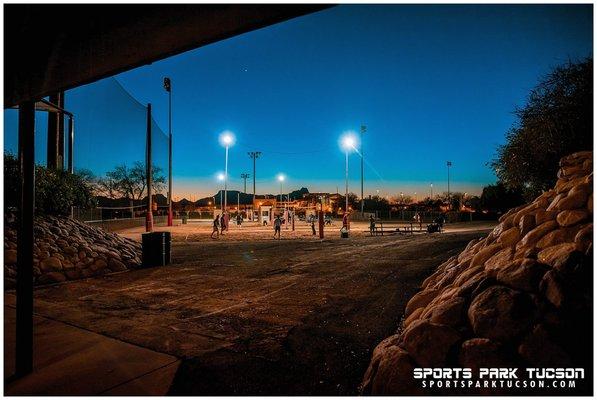 Beautiful nights at Sports Park.