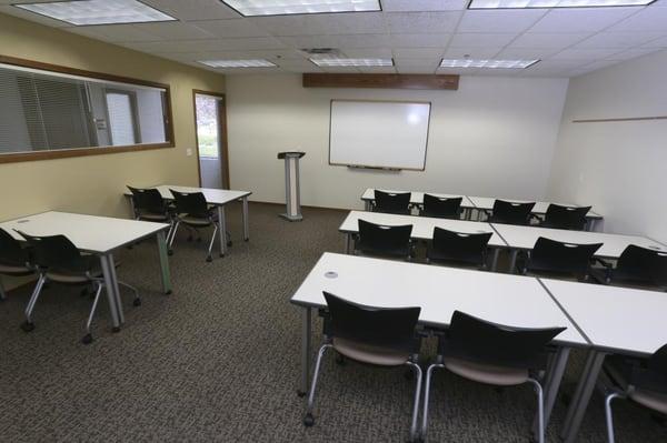 Rent our training room in Boulder.  Our large training room in Boulder seats up to 30 people.