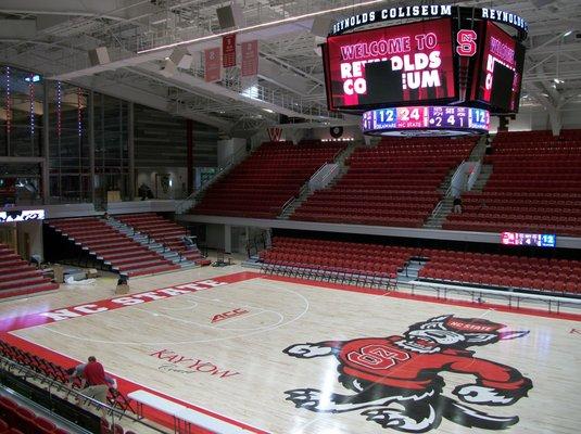 NCSU Reynolds Renovation - Athletic Wood Flooring