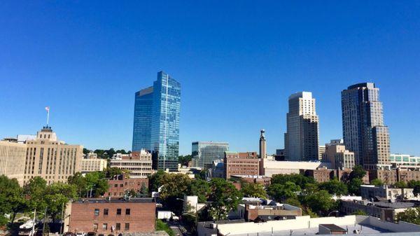 Beautiful morning view of White Plains skyline!