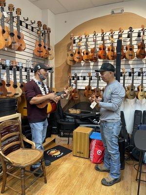 Waikiki area. New location. Best Hawaiian ukulele Co.