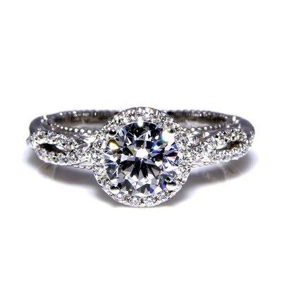 Verragio engagement ring from Andrews Jewelers, come see over 50 Verragio rings at Andrews Jewelers.