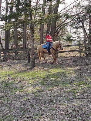 Lessons can be outside when the weather is nice