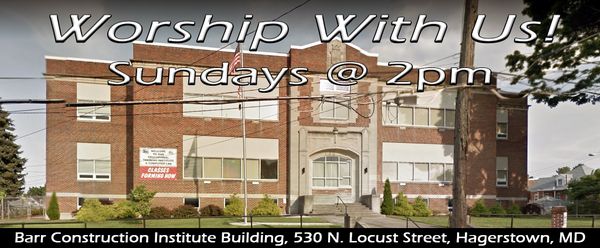 We are located in the Associated Builders & Contractors building and worship from 2-3pm every Sunday.