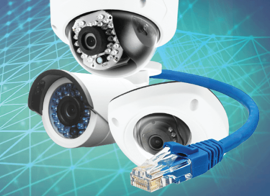 Professional security camera installation