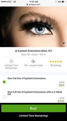 GROUPON $89 Full Set