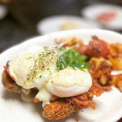 Fried Avocado Benedict