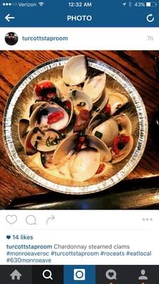 Chardonnay Steamed Clams