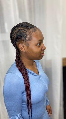 Large feeding braids