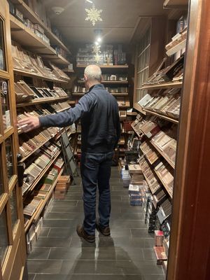 The walk-in humidor