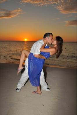 The night of our sunset dinner taken by the photographers at Montego Bay, Jamaica