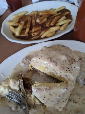 The Bud Special and gravy fries